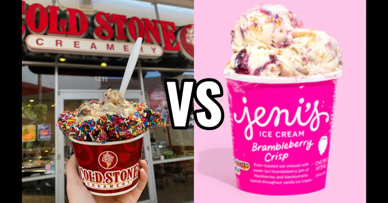 Cold Stone Creamery vs. Jeni's Splendid Ice Creams
