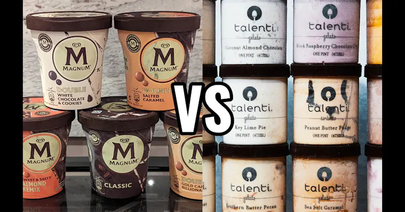Magnum vs. Talenti Gelato & Sorbetto