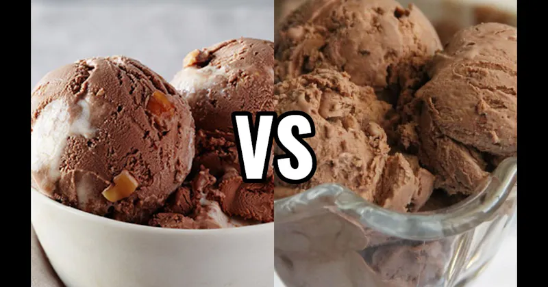 Chocolate Ice Cream vs. Rocky Road Ice Cream