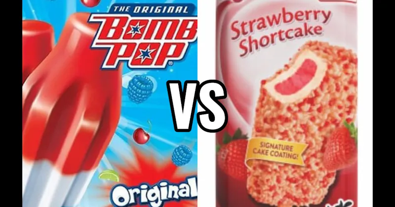 Bomb Pop vs. Strawberry Shortcake Bar