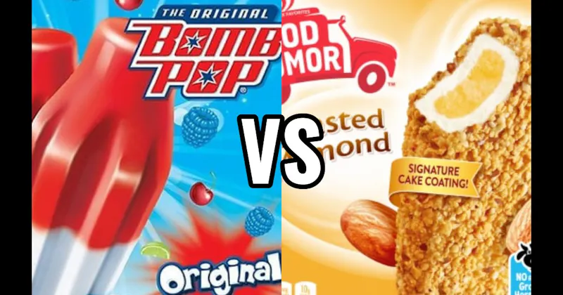 Bomb Pop vs. Toasted Almond Bar