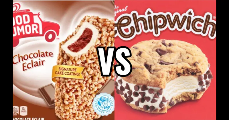 Chipwich vs. Chocolate Eclair Bar