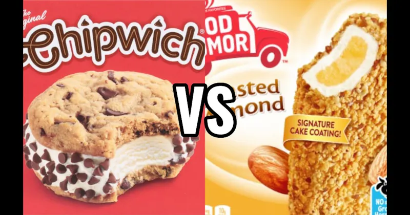 Chipwich vs. Toasted Almond Bar