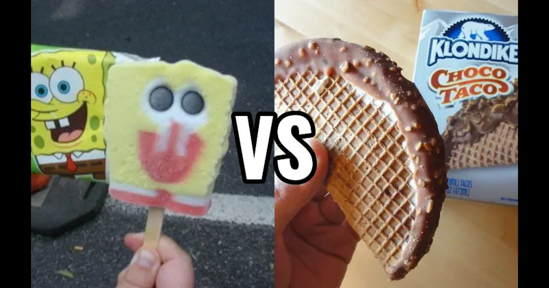 Choco Taco vs. SpongeBob Popsicle