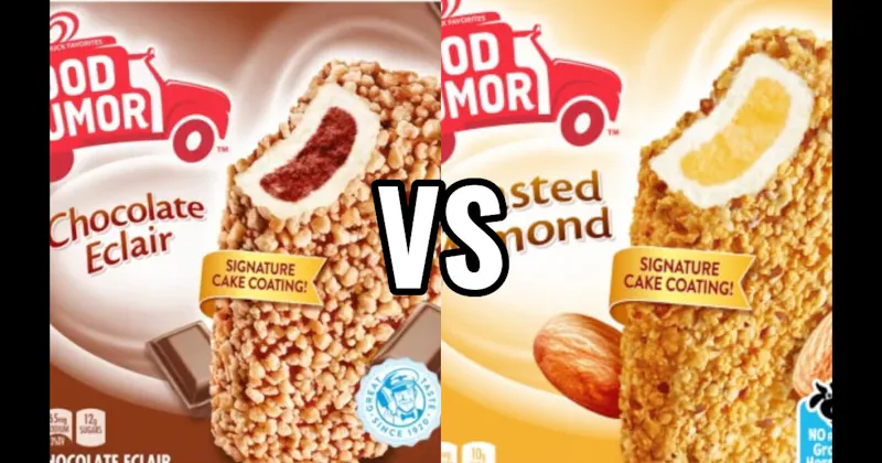 Chocolate Eclair Bar vs. Toasted Almond Bar