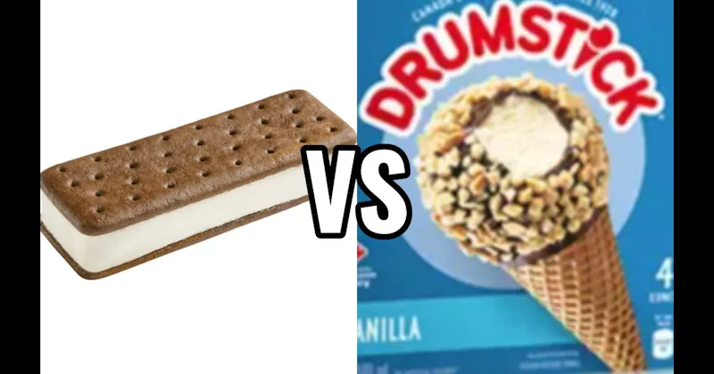 Drumstick vs. Ice Cream Sandwich