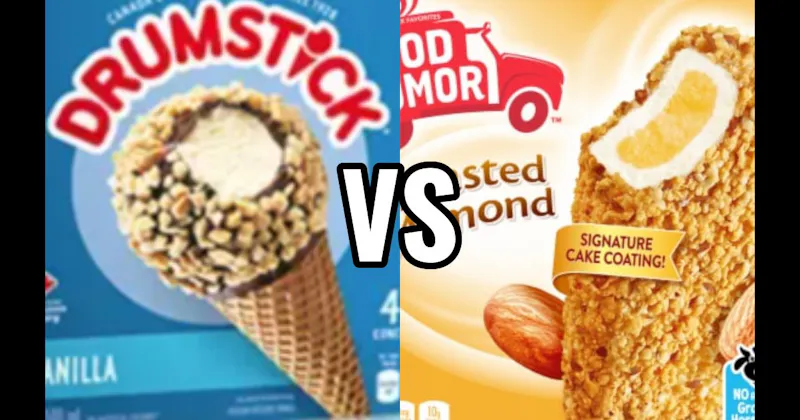 Drumstick vs. Toasted Almond Bar