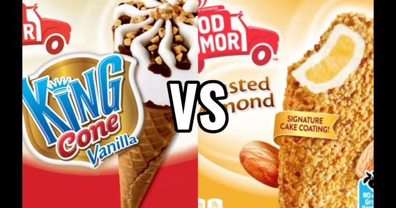 King Cone vs. Toasted Almond Bar