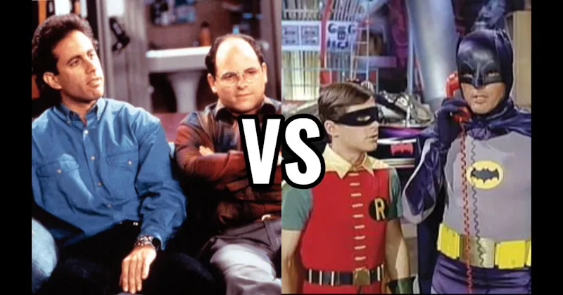 Batman & Robin (1960s series) vs. Jerry Seinfeld & George Costanza (Seinfeld)
