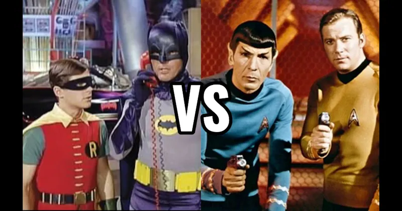 Batman & Robin (1960s series) vs. Kirk & Spock (Star Trek)