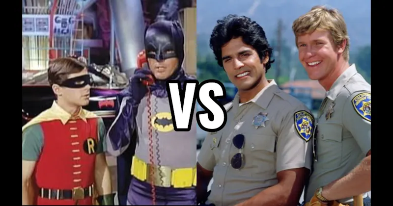Batman & Robin (1960s series) vs. Ponch & Jon (CHiPs)