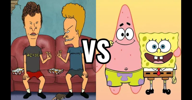 Beavis & Butt-Head (Beavis and Butt-Head) vs. SpongeBob & Patrick (SpongeBob SquarePants)