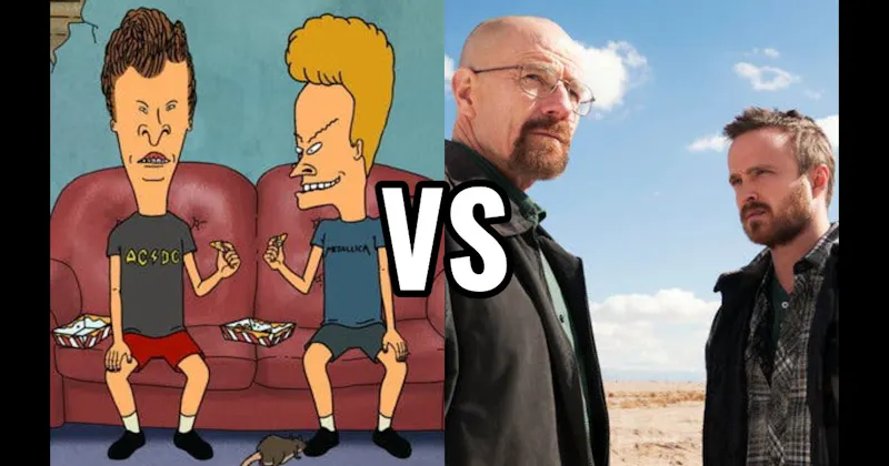 Beavis & Butt-Head (Beavis and Butt-Head) vs. Walter White & Jesse Pinkman (Breaking Bad)
