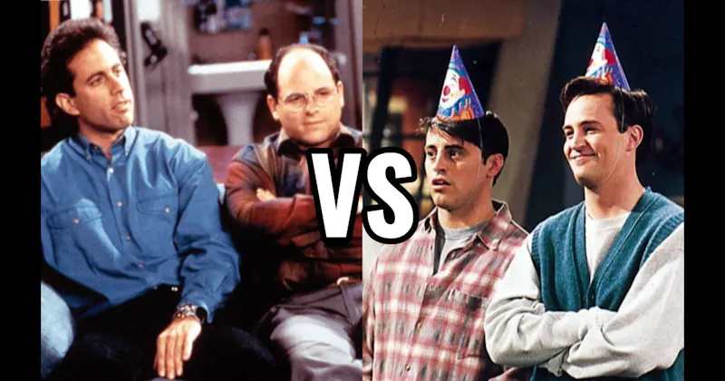 Chandler & Joey (Friends) vs. Jerry Seinfeld & George Costanza (Seinfeld)