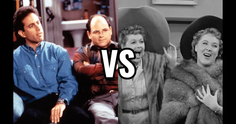 Jerry Seinfeld & George Costanza (Seinfeld) vs. Lucy & Ethel (I Love Lucy)