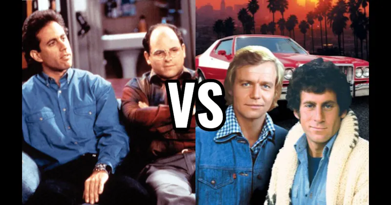 Jerry Seinfeld & George Costanza (Seinfeld) vs. Starsky & Hutch (Starsky & Hutch)