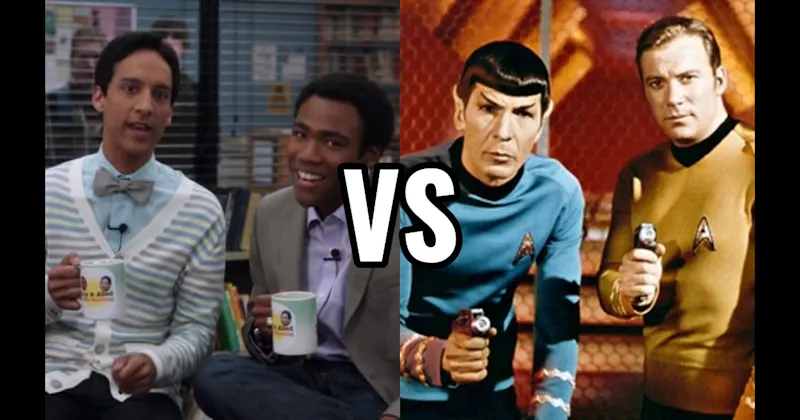 Kirk & Spock (Star Trek) vs. Troy & Abed (Community)