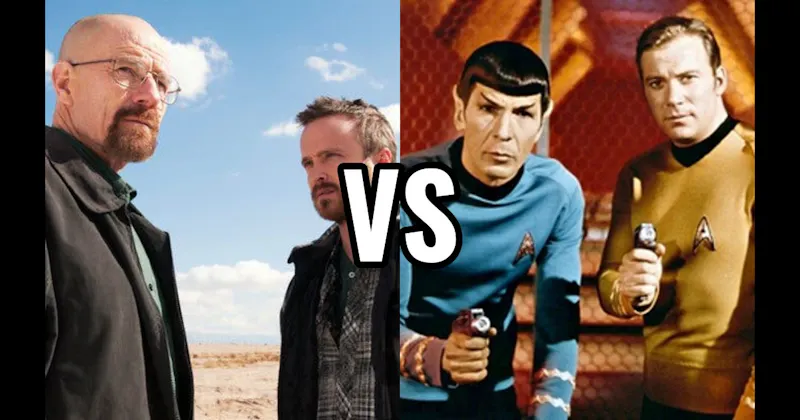 Kirk & Spock (Star Trek) vs. Walter White & Jesse Pinkman (Breaking Bad)