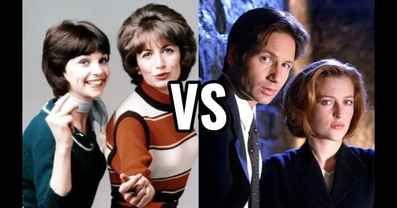 Laverne & Shirley (Laverne & Shirley) vs. Mulder & Scully (The X-Files)