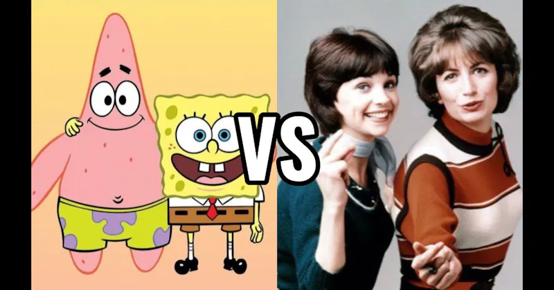 Laverne & Shirley (Laverne & Shirley) vs. SpongeBob & Patrick (SpongeBob SquarePants)