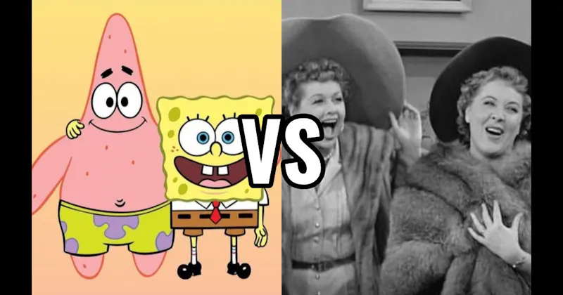 Lucy & Ethel (I Love Lucy) vs. SpongeBob & Patrick (SpongeBob SquarePants)