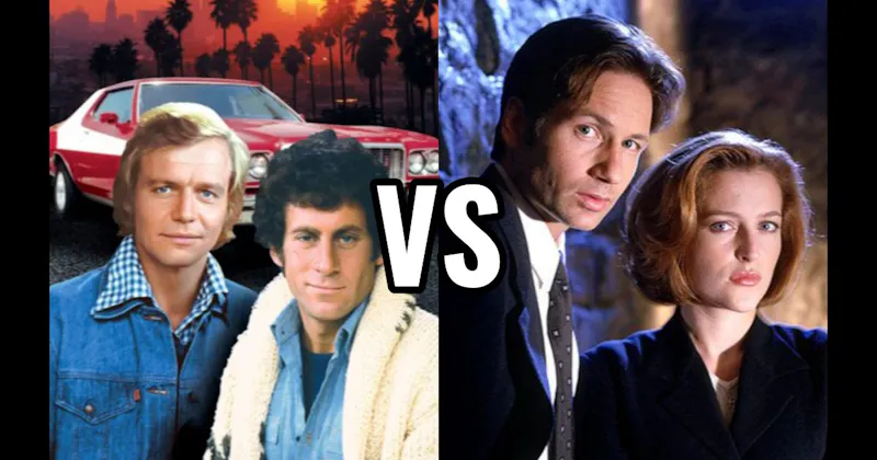 Mulder & Scully (The X-Files) vs. Starsky & Hutch (Starsky & Hutch)
