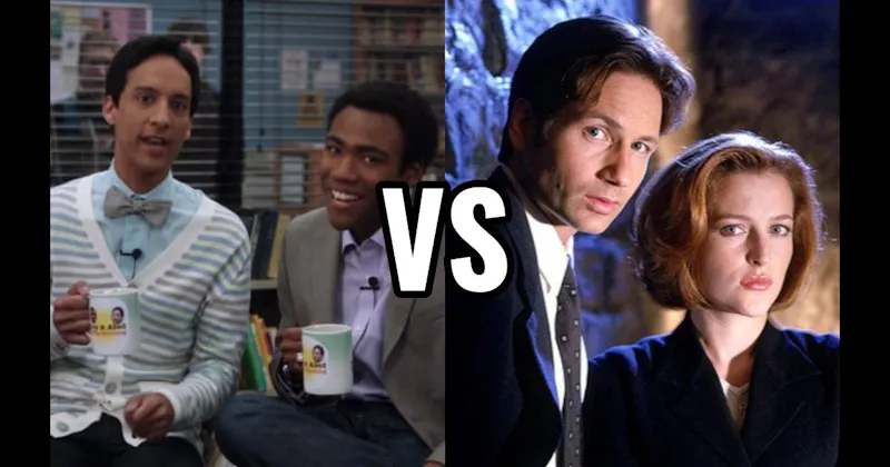 Mulder & Scully (The X-Files) vs. Troy & Abed (Community)