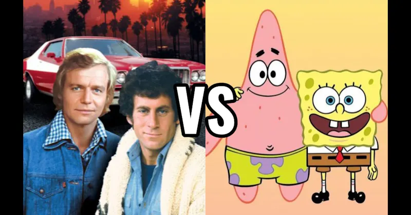 SpongeBob & Patrick (SpongeBob SquarePants) vs. Starsky & Hutch (Starsky & Hutch)