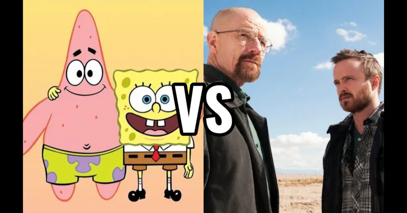 SpongeBob & Patrick (SpongeBob SquarePants) vs. Walter White & Jesse Pinkman (Breaking Bad)
