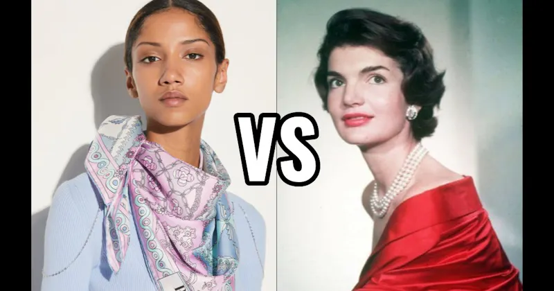 Pearl Necklace vs. Silk Scarf