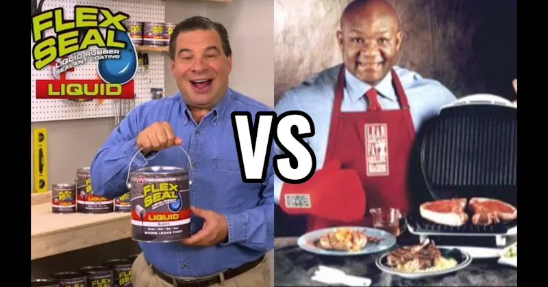 Flex Seal vs. George Foreman Grill