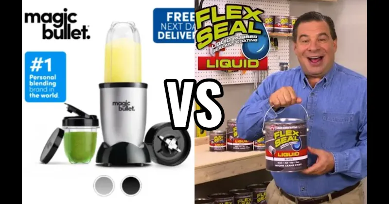 Flex Seal vs. Magic Bullet
