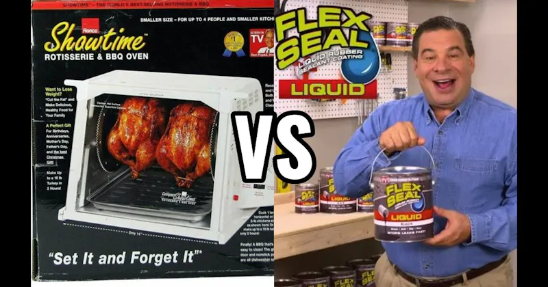 Flex Seal vs. Showtime Rotisserie