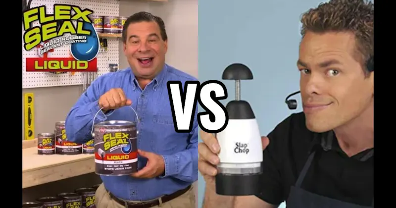 Flex Seal vs. Slap Chop