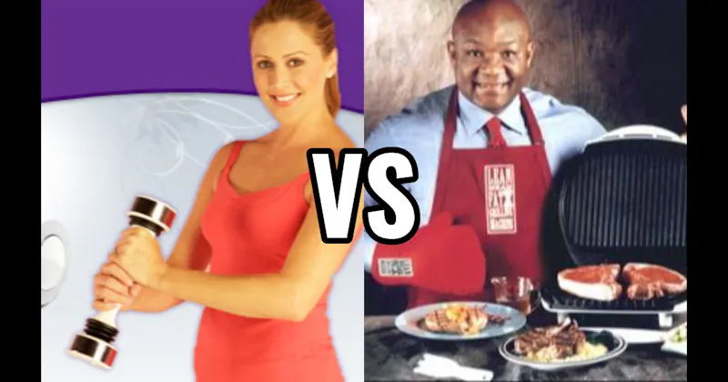 George Foreman Grill vs. Shake Weight