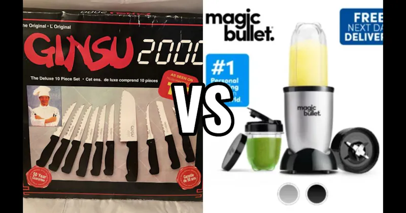 Ginsu Knives vs. Magic Bullet