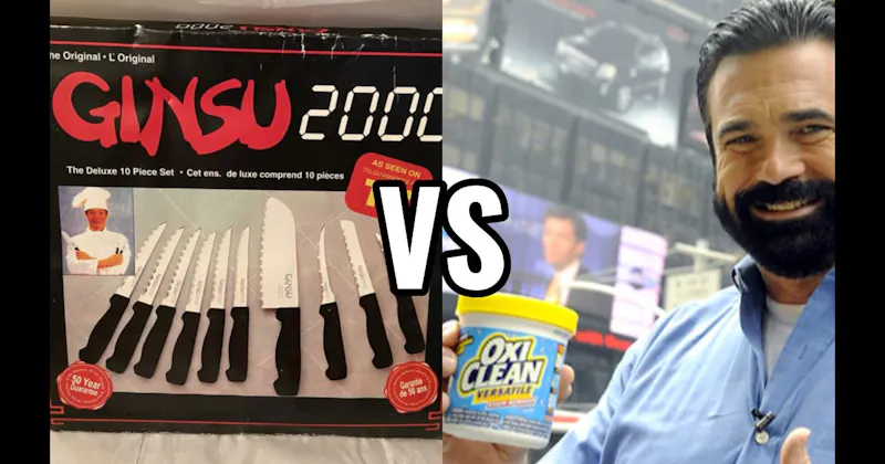 Ginsu Knives vs. OxiClean