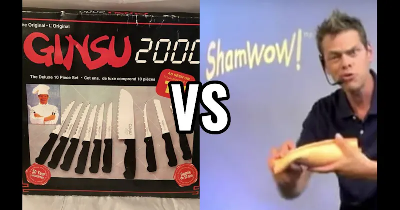 Ginsu Knives vs. ShamWow