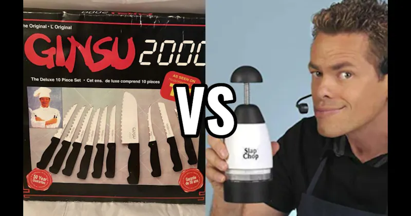 Ginsu Knives vs. Slap Chop