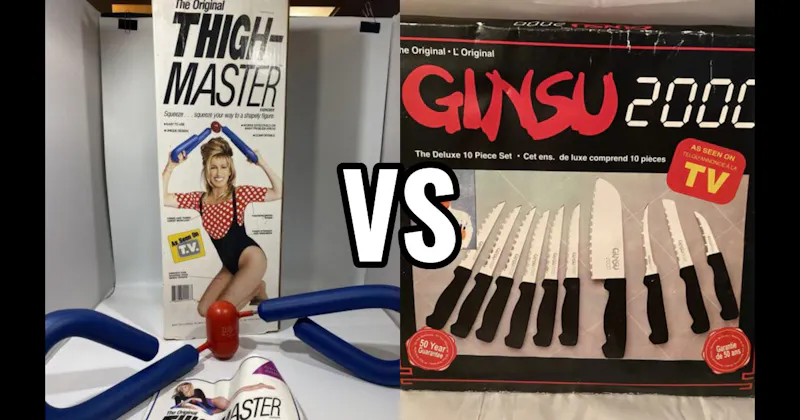 Ginsu Knives vs. ThighMaster