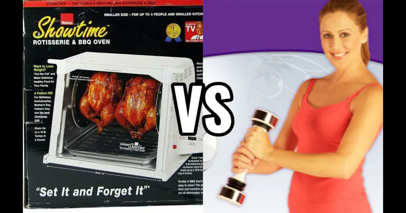 Shake Weight vs. Showtime Rotisserie