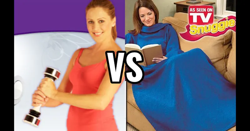 Shake Weight vs. Snuggie