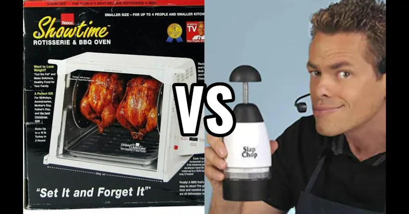 Showtime Rotisserie vs. Slap Chop