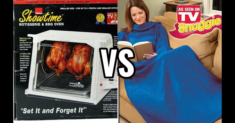 Showtime Rotisserie vs. Snuggie