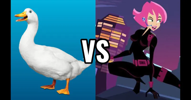 Aflac Duck vs. Erin (Esurance)