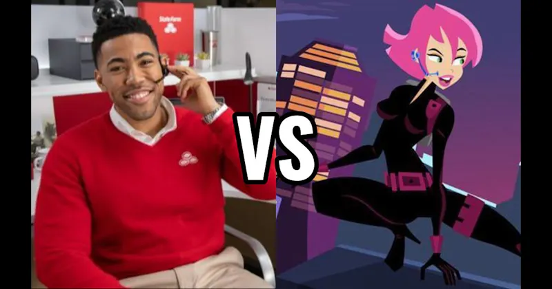 Erin (Esurance) vs. Jake from State Farm
