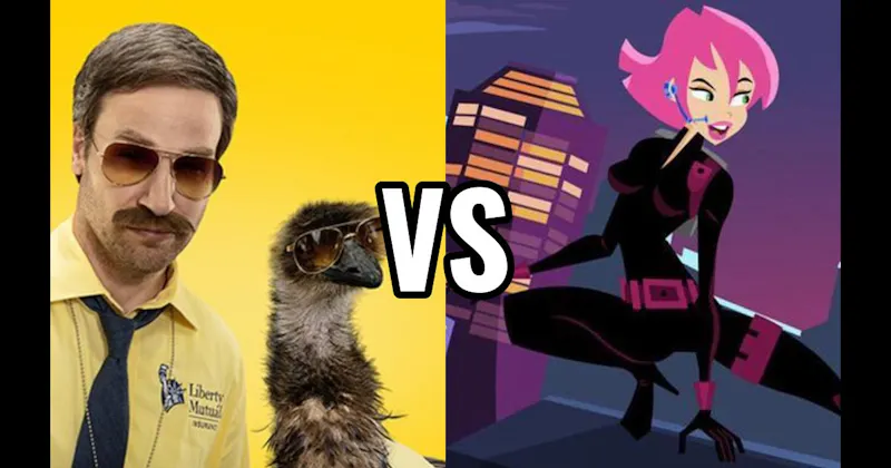 Erin (Esurance) vs. LiMu Emu (Liberty Mutual)