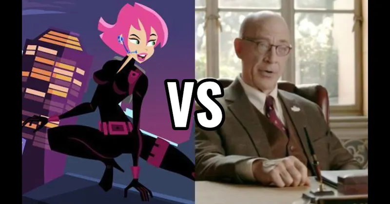 Erin (Esurance) vs. Professor Burke (Farmers Insurance)