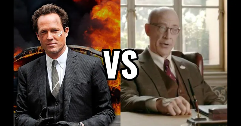 Mayhem (Allstate) vs. Professor Burke (Farmers Insurance)
