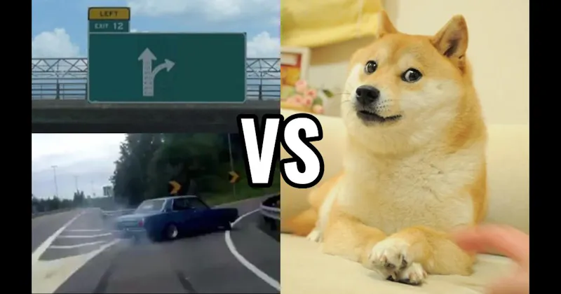 Doge vs. Left Exit 12 Off Ramp